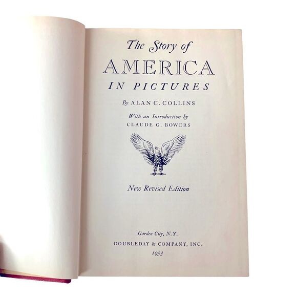 The Story of America in Pictures Hardcover Book - Picture 1 of 8
